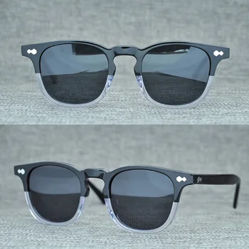 Acetat Polarizat ochelari de Soare Barbati Femei Vintage Nylon Pătrat Ochelari de Soare Retro Shades ochelari de soare UV400 Oculos