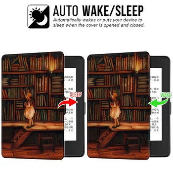 Kindle Paperwhite cazul a 7-a Generație Caz pentru Kindle Paperwhite 3/2/1 Capacul (2012/2013//2017 de Presă) cu Auto Sleep/Wake