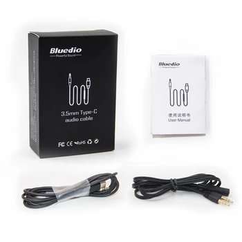 Bluedio cablu Audio de Tip c-3.5 mm pentru Bluedio T7 T7+ T6S T5 V2 TM TMS cu unul gratuit Y Splitter Cablu pentru calculator