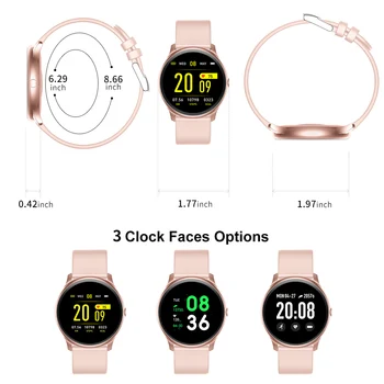 Smart Watch Full Touch Ecran Ceas Inteligent Rata de Inima Sange de Monitorizare Sport Impermeabil Smartwatch Pentru IOS Și Android