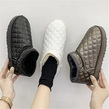 Cizme de zapada pentru femei de iarnă noua moda cizme scurte plus catifea caldă bumbac gros pantofi femei glezna cizme pentru femei cizme pentru femei