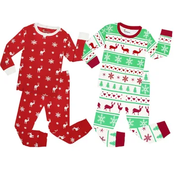 Maneca lunga din Bumbac Baieti de Crăciun Pijamale Copii, Pijamale Fete Xmas Seturi de Pijama Reni Dinozaur Pijamas Pijama Enfant