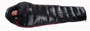 Foarte cald Alb de gâscă umplut Adult Mami stil sac de Dormit potrivit pentru Iarna Termice 4 tipuri de grosime de Călătorie Camping