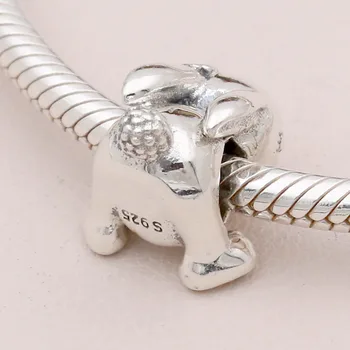 Original Vintage Drăguț Nini Iepure Margele se Potrivesc Argint 925 Animal Șirag de mărgele Brățară Brățară DIY Bijuterii