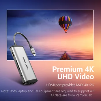 Intervenție C HUB USB Tip C La HDMI, HUB USB 3.0 thunderbolt 3 RJ45 Adaptor pentru MacBook Samsung S8/S9 Huawei P30 Pro usb-adaptor de c