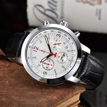 De lux Brand de Top Barbati Ceas de mână Cuarț Ceas Curea din Piele pentru Bărbați Clasic, Designer de Moda Stil Clasic Ceasuri Sport AAA