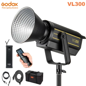 Godox VL300 300W 5600K Alb Versiune Video cu LED-uri de Lumină de Fotografie de Ieșire Continuu Bowens Muntele de Lumina de Studio de Sprijin App de la Distanță