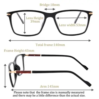 Multifocală progresivă ochelari de Citit de oameni în Apropiere de Far Vedere Dioptrii Ochelari de sex masculin Cititor Hipermetropie Prezbiopie Gafas Очки для чтения