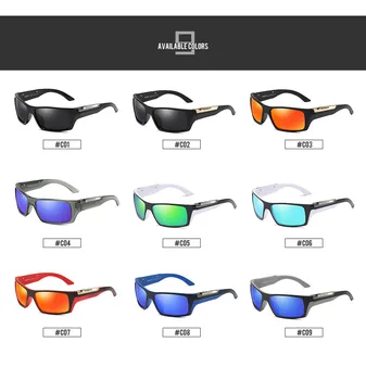 DUBERY Polarizat ochelari de Soare de conducere Sport Ochelari de Soare pentru bărbați Piața de Personalitate Culoare Oglindă Brand de Lux de Design Oculos UV400 186
