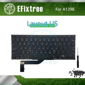 Noi A1398 Tastatură engleză Pentru Macbook Pro Retina 15