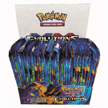 324pcs/cutie carduri Pokemon Sun & Moon XY Evoluții Booster Box de Colectie Carte de Joc de Tranzacționare Jucarii Copii