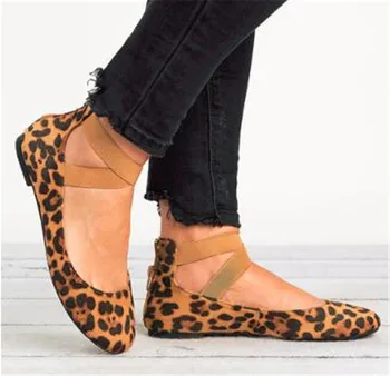 Zanpace Platforma Pantofi Balerini Femei Pantofi Cross-legat Superficial Plat Cu Pantofi Rotund Toe Dantela-Up Pantofi pentru Femei Femei