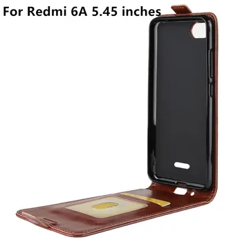 Pentru Xiaomi Redmi 6A Caz Xiomi Redmi 6A Xioami Redmi 6A Flip din Piele de Lux Portofel Telefon Caz Capacul din Spate Pentru Xiaomi Redmi 6A 6 a