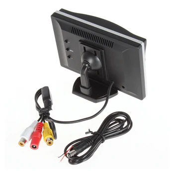 Nou 5 Inch TFT LCD Monitor Auto Auto Retrovizoare Monitor pentru Securitate de Rezervă Parcare Camera Retrovizoare pentru Vehicule