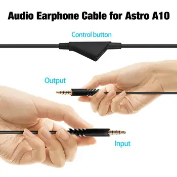 Audio Casti Cablu de Control de Volum rezistent la Uzura de Jocuri Sârmă setul cu Cască pentru Astro A10