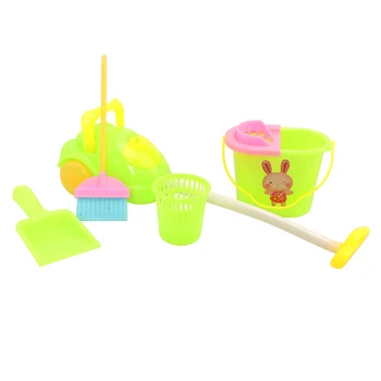 Moda Handmade 22 de Articole/lot =7 X Curățare de uz Casnic Instrumente de + 15 X Kitchenwares Bucătărie casă de Păpuși, Accesorii Pentru Barbie Joc