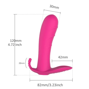 10M de Control de la Distanță ușor de Purtat Vibratoare Ou de Silicon Vibrator Vibrator de Masaj pentru Femei USB Reîncărcabilă Adult Câteva Jucării Sexuale