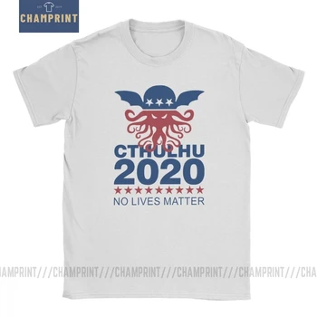 Call Of Cthulhu 2020 Nr Viețile Contează Tricou Barbati, Președintele Statelor Unite Trump Cadou Haine De T-Shirt Echipajul Gât Bumbac Tricouri