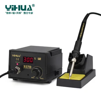 YIHUA 937D de Înaltă Calitate 110V/220V 45W Control Temperatura Digital de Lipit Statie de Rework Stații Pluggable Pistol de Aer Cald