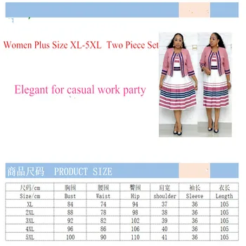 Femei Plus Dimensiune XL-5XL Două Bucata Set Feminin Primavara-Vara cu Maneci Scurte Rochie și Jumătate Maneca Topuri Elegante 2piece Set Haine