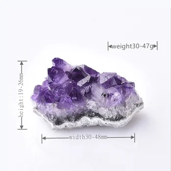1 buc Naturale Ametist Cristal Reiki dinți de Vindecare Rock Minerale-Specimen Prime Cristale de Energie Piatra Decor Acasă Suvenir