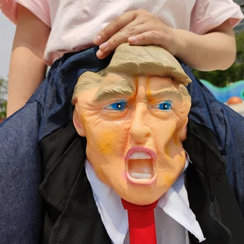 Donald Trump Pantaloni Partid Rochie de Până Plimbare pe Mine Costume Mascota Transporta Înapoi Noutate Jucării Distractive de Halloween Cosplay Haine Disfraz