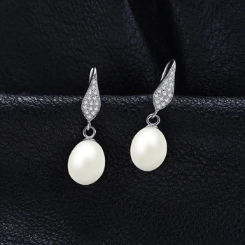 JewelryPalace De Apă Dulce Perla Picătură Legăna Cercei Argint 925 Cercei Pentru Femei Coreea Cercei Moda Bijuterii 2021
