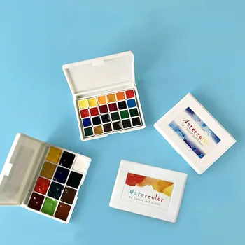 Acuarelă ambalajului 0,5 ml / 1mlx24 culori / acuarelă pigment de ambalare / pigmentii de pictura / pictura consumabile / rechizite