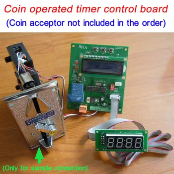 Funcționează cu monede timer control board (poate connnect atât pulsul acceptoare de monede si bill acceptor )