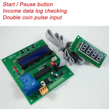 Funcționează cu monede timer control board (poate connnect atât pulsul acceptoare de monede si bill acceptor )