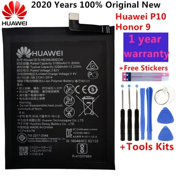 Original nou pentru Huawei HB386280ECW baterie Reîncărcabilă Li-ion baterie de telefon Pentru Huawei honor 9 P10 Ascend P10 3200mAh+Instrumente de Kituri