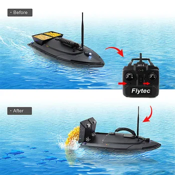 Flytec, 2011-5 Pește Finder de Pește Barca 1,5 kg de Încărcare de 500 de milioane de Control de la Distanță Momeală de Pescuit cu Barca RC Barca Barca cu motor Jucarii RC Piese