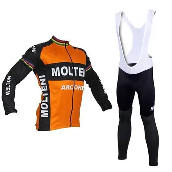 Molteni Iarna ciclism îmbrăcăminte ropa ciclismo termică mâneci Lungi maillot ciclism jersey cald hombre bicicleta bicicleta mtb