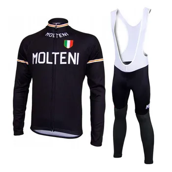 Molteni Iarna ciclism îmbrăcăminte ropa ciclismo termică mâneci Lungi maillot ciclism jersey cald hombre bicicleta bicicleta mtb