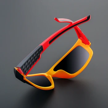 WEI Moda Tip Ochelari de Soare De la Polarizat ochelari de Soare Barbati Design Clasic, Toate-Fit Oglindă ochelari de soare Cu Marca