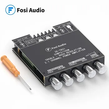 Fosi Audio TB21 Sunet Bluetooth, Amplificator de Putere de Bord 2.1 Canale Mini Wireless Audio Digital Modul Amp de 50W x2 100W Subwoofer