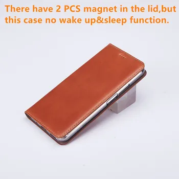 Piele naturala magnetic flip caz carte de buzunar pentru Motorola Moto O Acțiune/Moto O Viziune/Moto Unul Hiper caz de telefon kisckstand