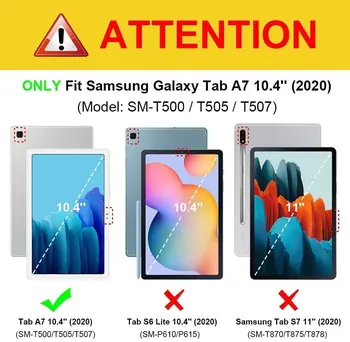 Caz Pentru Samsung Galaxy Tab A7 10.4 SM-T500 SM-T505 SM-T507 Capac de Protectie Shell Pentru Samsung Tab A7 10.4