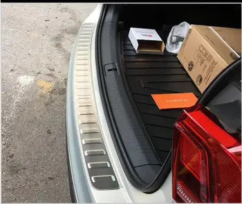 Mașini de oțel inoxidabil Exterior+Interior Portbagajul din Spate prag placă de acoperire Pentru VW Tiguan 2017 2018