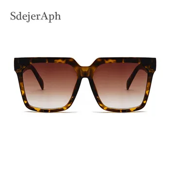 Femei Bărbați Leopard Supradimensionate, ochelari de Soare Moda Vintage de Lux Marca Big Culoare Rama Lentile UV400 Doamnelor Ochelari de Soare Ochelari de Nuante