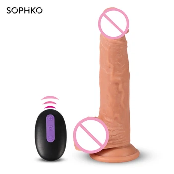 Control De La Distanță Dildo Vibrator Ventuza Realist Penis Masturbator Masaj Stimulator Pentru Adulti Jucarii Sexuale Pentru Femei Sănătatea Sexuală