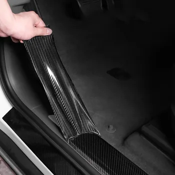 5m Fibra de Carbon Dublă față-Verso Bandă Adezivă de Înaltă Rezistență Gel Acrilic Transparent Urme Autocolant Pentru Masina Auto Interior Fix