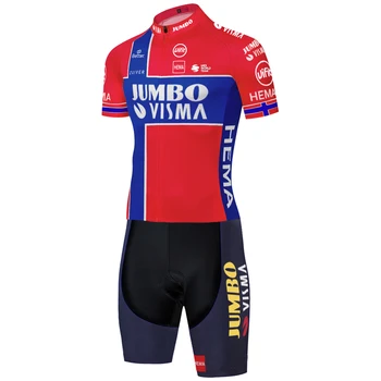 2021 bărbați pro JUMBO VISMA ciclism skinsuit spandex 20D gel pad biciclete salopeta costum de triatlon bărbați ciclismo ropa hombre