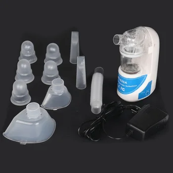 110 / 220V familie cu ultrasunete nebulizator Portabil Compact inhalator nebulizator ceață de descărcare de gestiune inhalator pentru astm Automizer copil adult