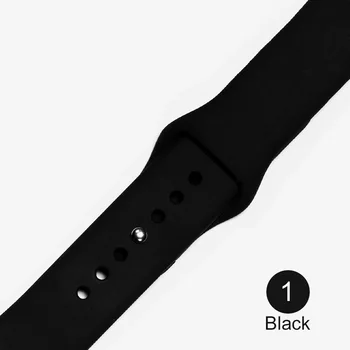 Silicon moale de Înlocuire Sport Band Pentru 38mm Apple Watch 42mm Seria 1 2 3 watchband Încheietura Curea Pentru iWatch Sport Edition