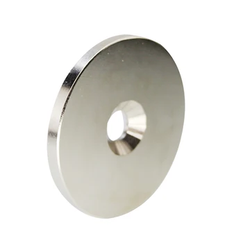1/4/8 buc Magnet 60*5 mm Gaura de 8mm Înecat Neodim Magnetic 60*5-8mm Permanent Magnet Neodim 60x5-8mm