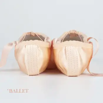 Pointe Pantofi din Satin Superioară Cu Panglică Fete Femei Roz Profesional Pantofi de Balet, Pantofi de Dans Cu Silicon Toe Tampoane Adidas