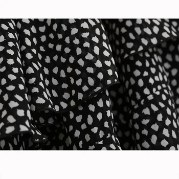 Casual, Fuste De Vara Pentru Femei Plus Dimensiune Elastic Talie Mare Jupe Femme Print Floral Fusta Plisata Lung Șifon Volane Faldas Mujer