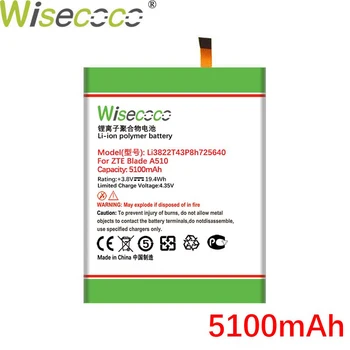 Wisecoco 5100mAh Li3822T43P8h725640 Baterie Pentru ZTE Blade A510 510 BA510 Telefon +Numărul de Urmărire
