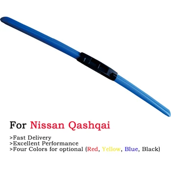 Colorate, Parbriz Hibrid Ștergătoarele Pentru Nissan Qashqai Kashkay J10 J11 Masini De 2006-2020 Se Potrivesc H U J Cârlig Roșu Albastru Galben Negru 18